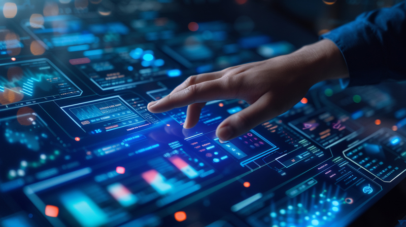 Reibungsloses Deployment und Systemintegration Ein Systemadministrator steuert das Deployment der Software über eine Cloud-Infrastruktur.