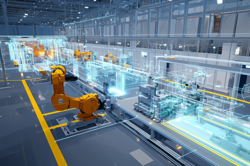 Künstliche Intelligenz und visuelle Datenanalyse in Echtzeit Nahaufnahme eines Auges, das digital mit leuchtenden Datenleitungen und künstlichen neuronalen Netzwerken verschmilzt.